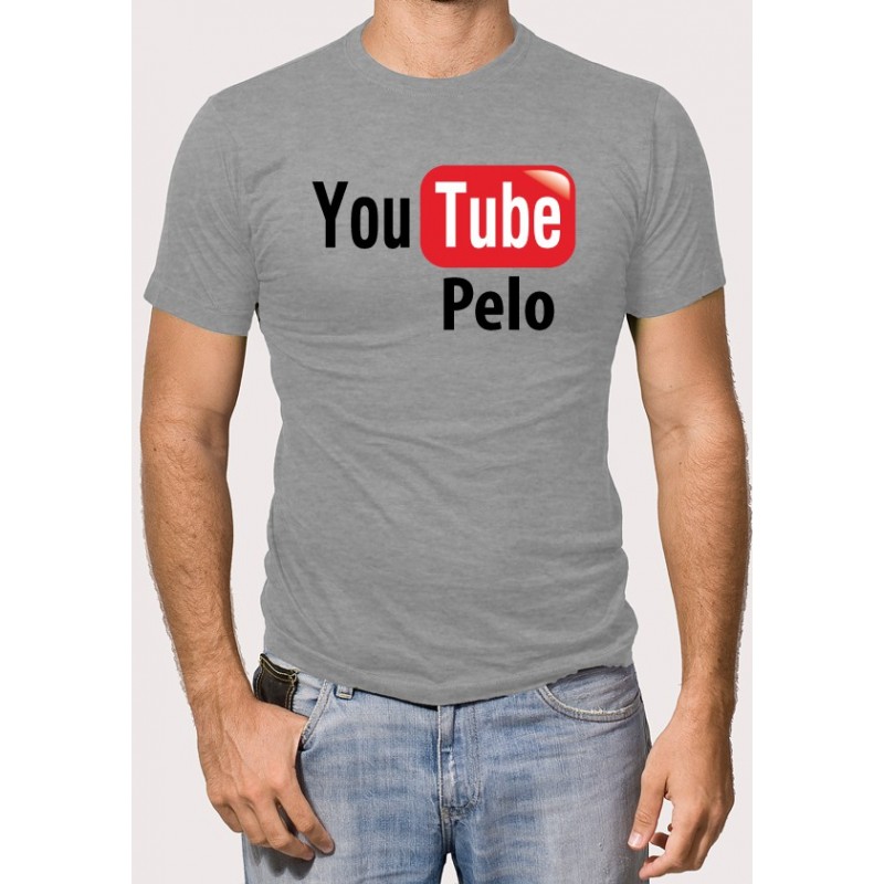 Camiseta You Tube Pelo - Camisetas Para